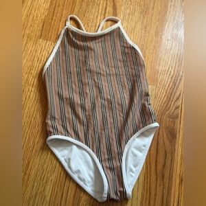 BURBERRY TODDLER BATHING SUIT SIZE 4